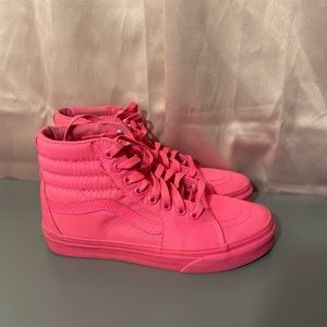 Neon Pink Sk8-Hi Vans